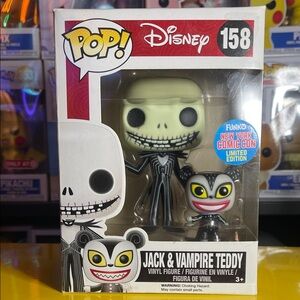 Disney Jack & Vampire Teddy Action Figures - Black and White